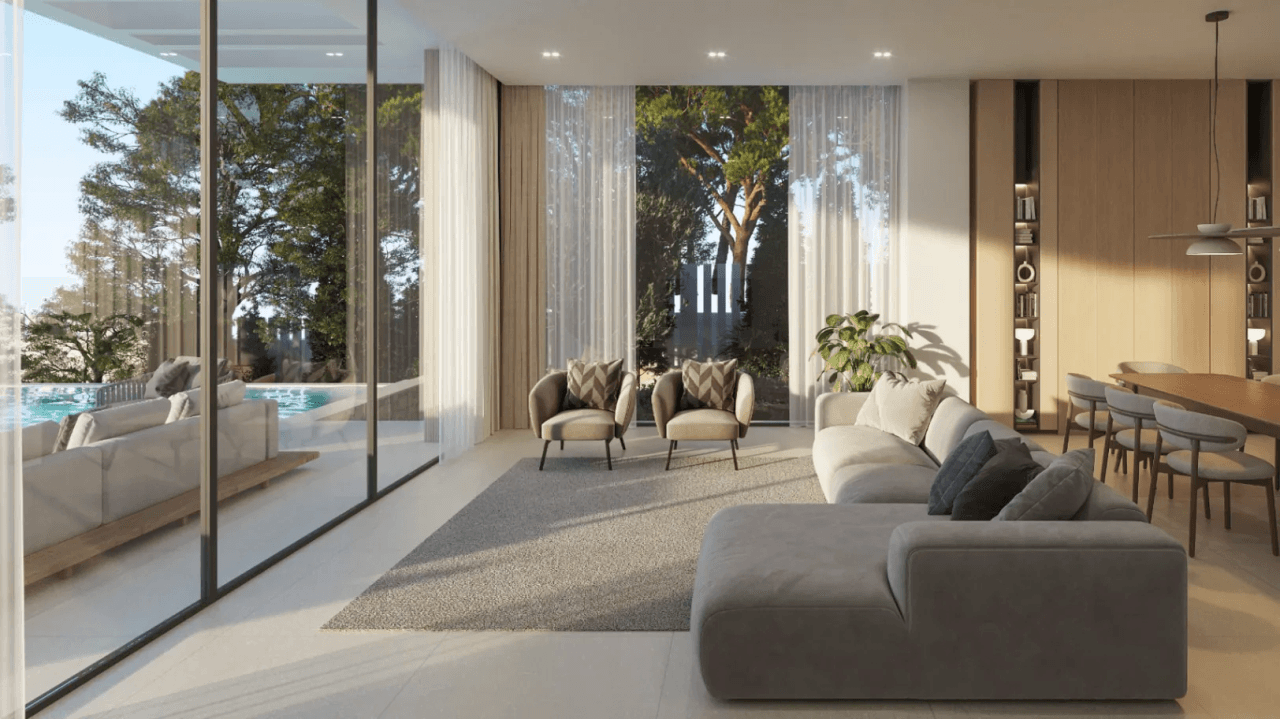 Nueva promoción de VILLAS de lujo con vistas al mar en Denia .